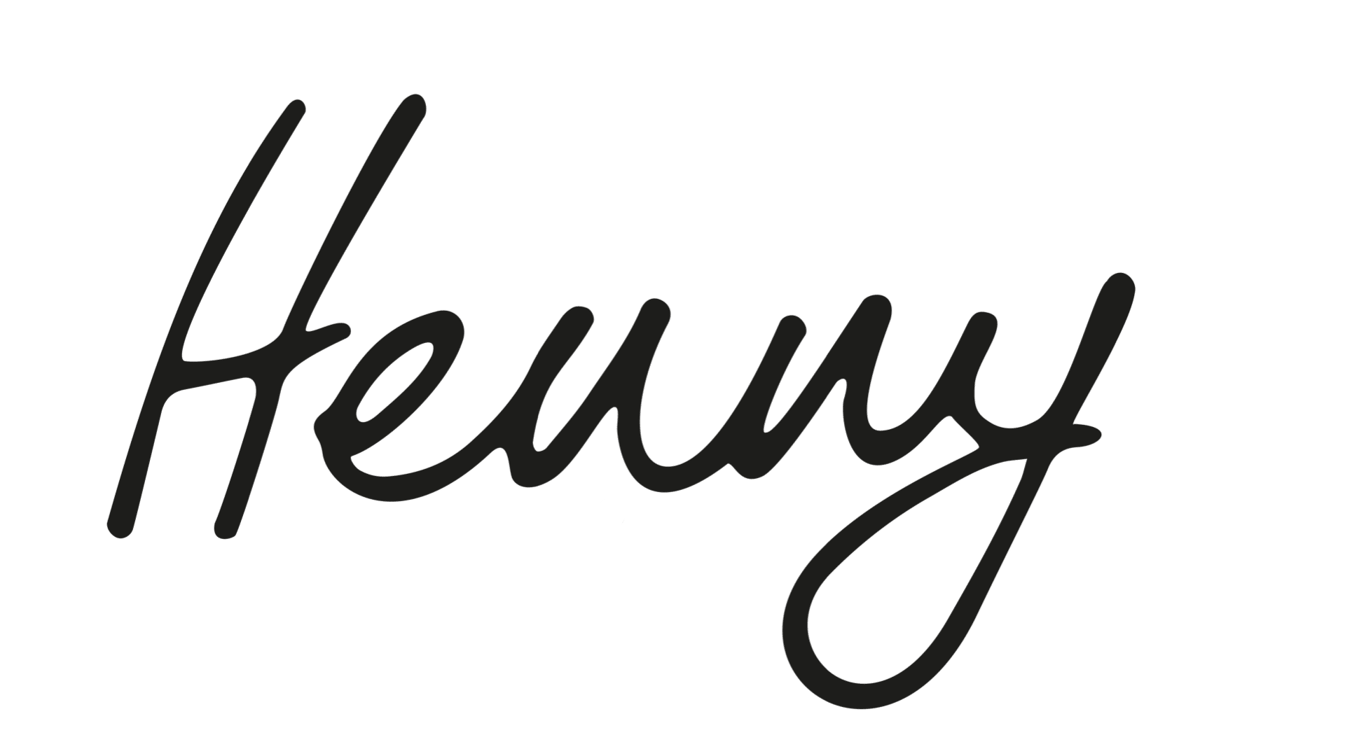 Henny's signature