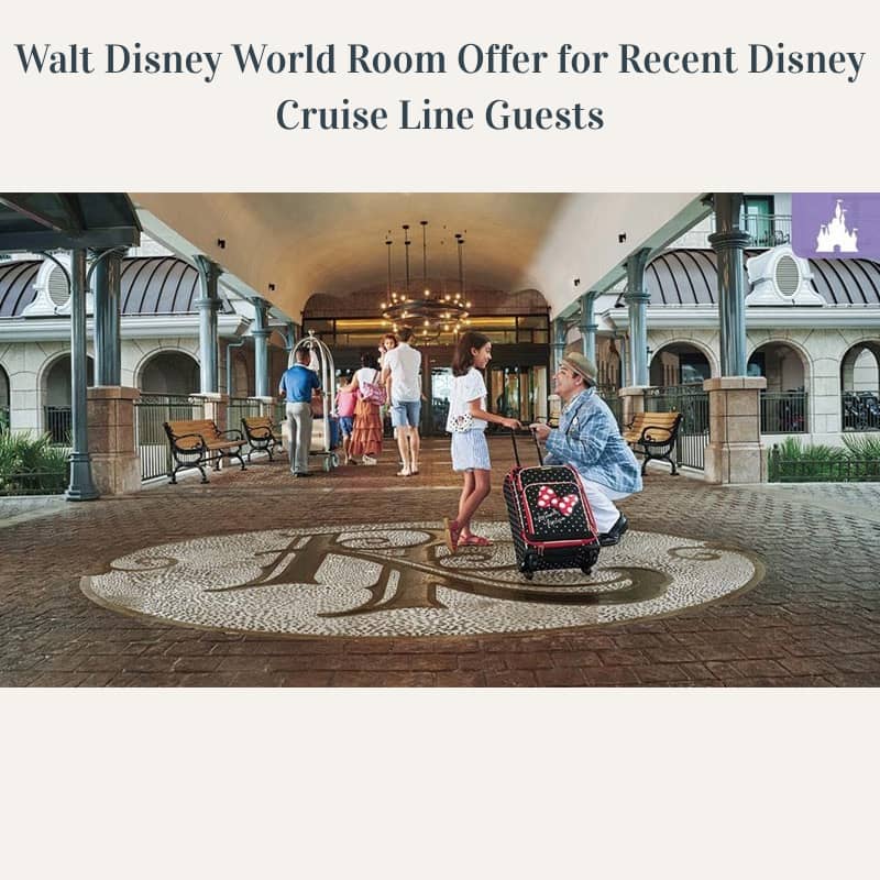 Little girl with her Disney carry on going to a Disney Resort Hotel