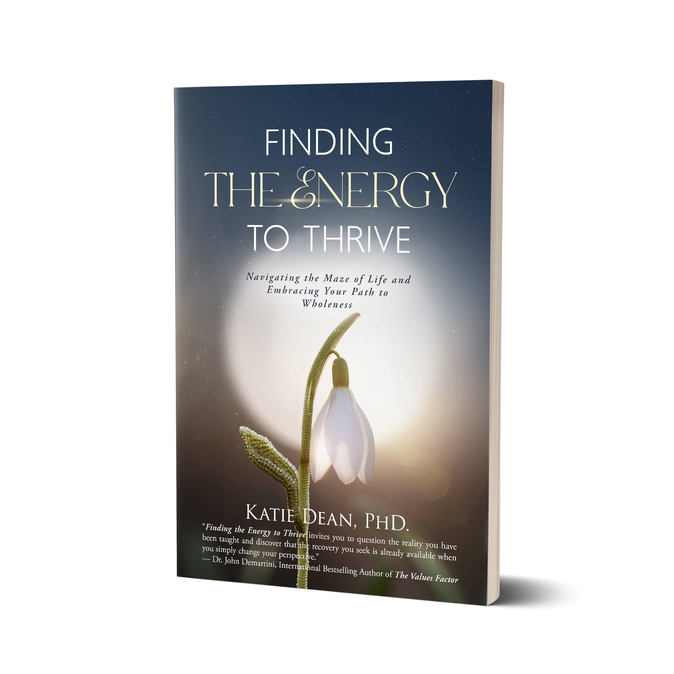 Image of Katie's book, Finding the Energy to Thrive