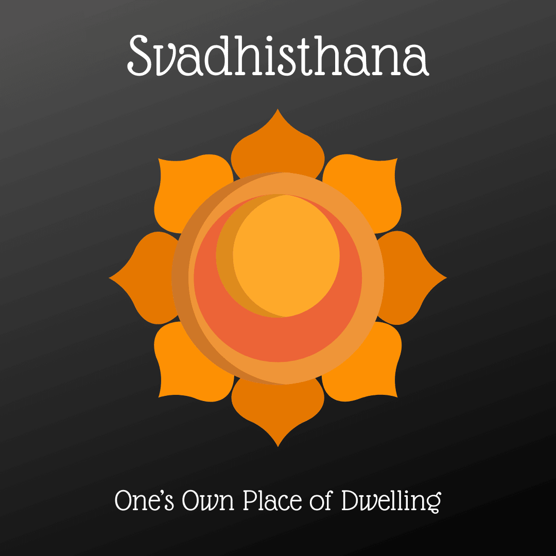 Sacral chakra for going with the flow of creativity and relationships