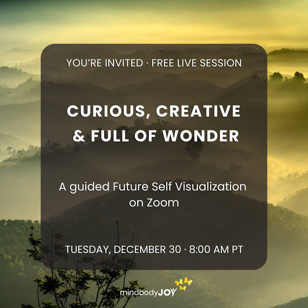 A free Future Self Visualization Session for anyone as a year-end gift