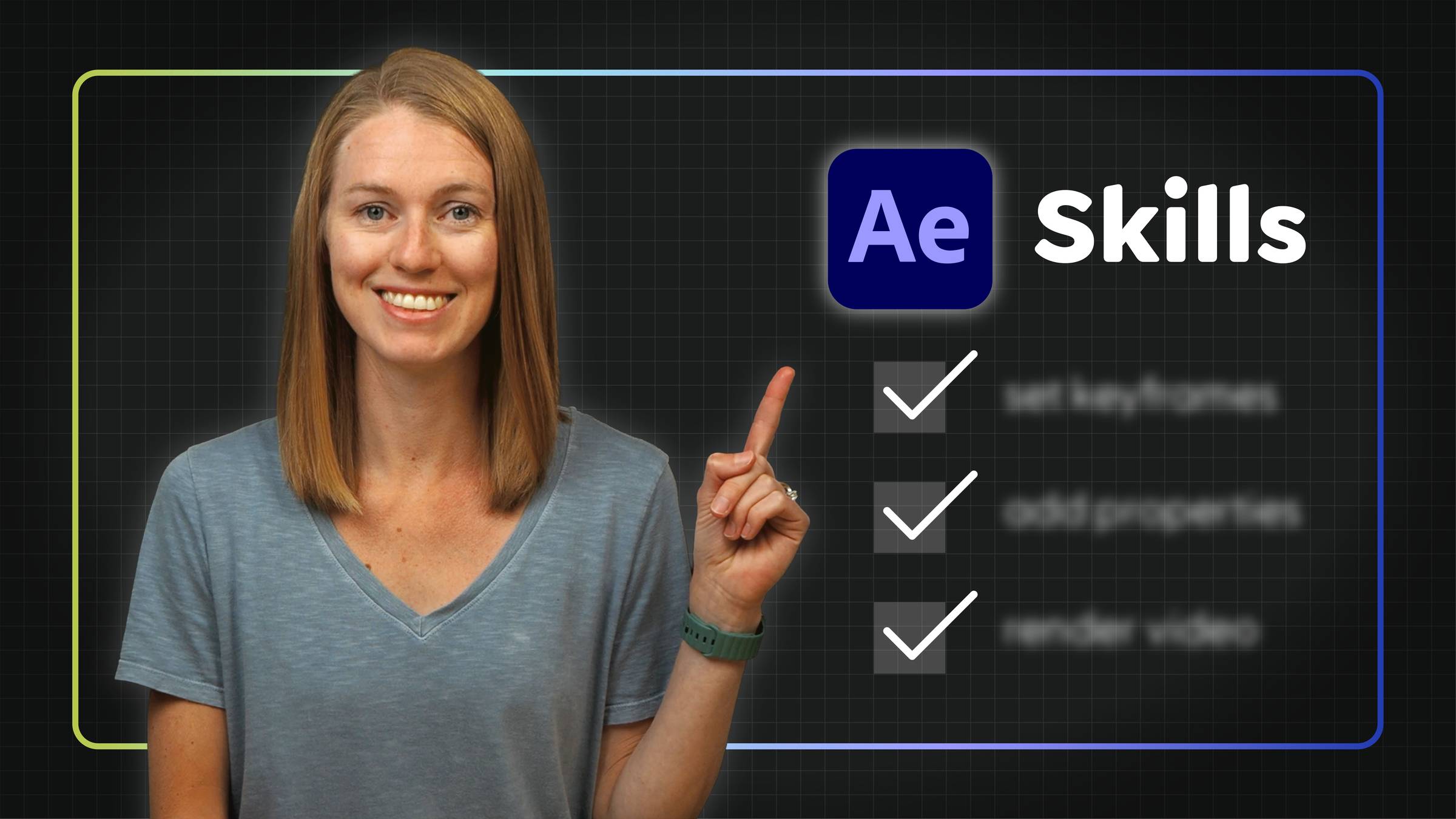 After Effects skills checklist