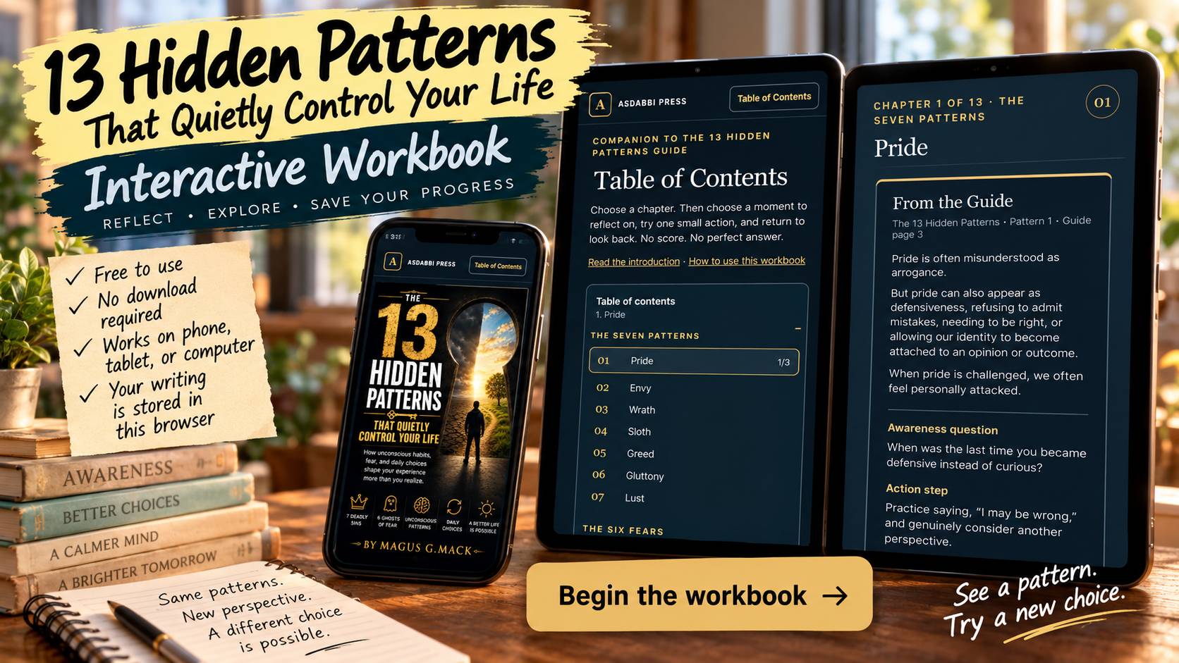 13 Patterns Interactive Workbook Link