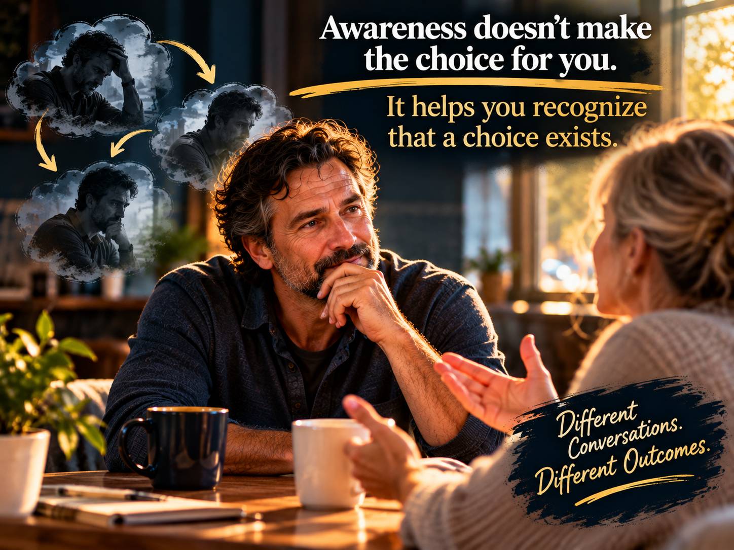 Awareness doesn't make the choice for you