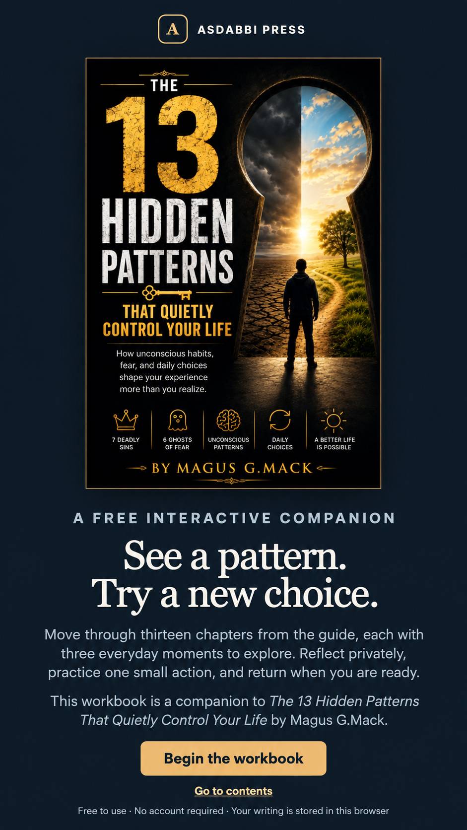 13 Hidden Patterns Online Interactive Workbook