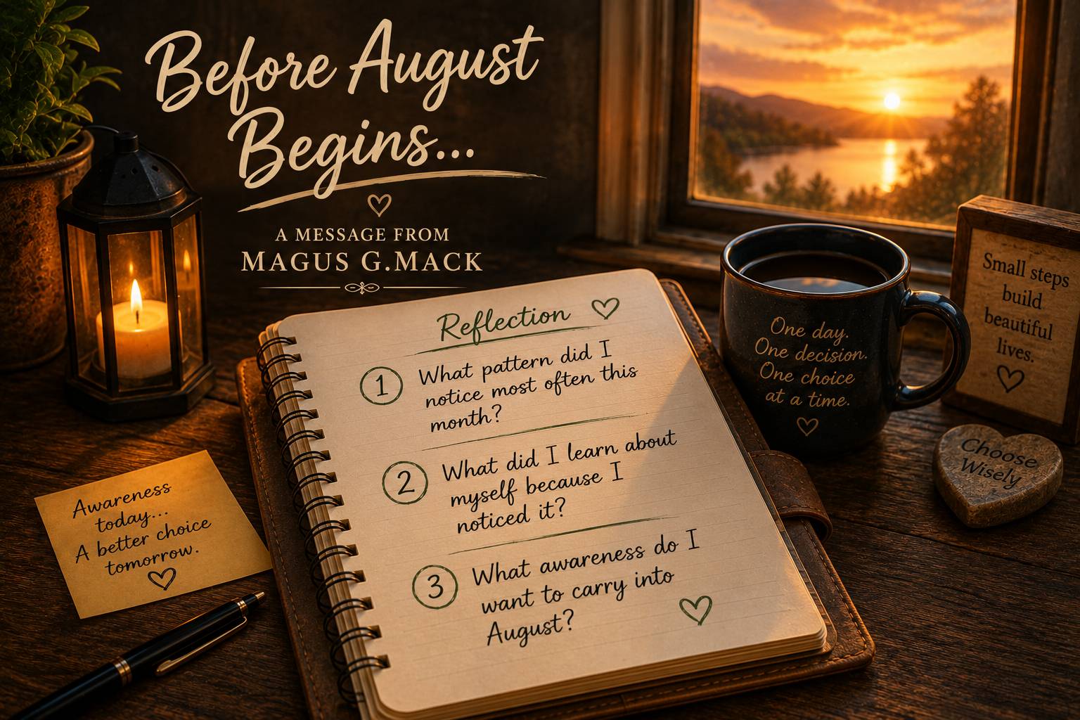 Before August Begins Questions