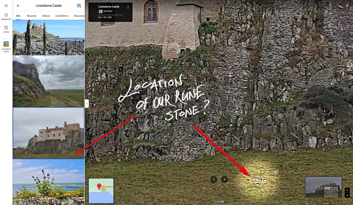 The Secret Lindisfarne Rune Stone