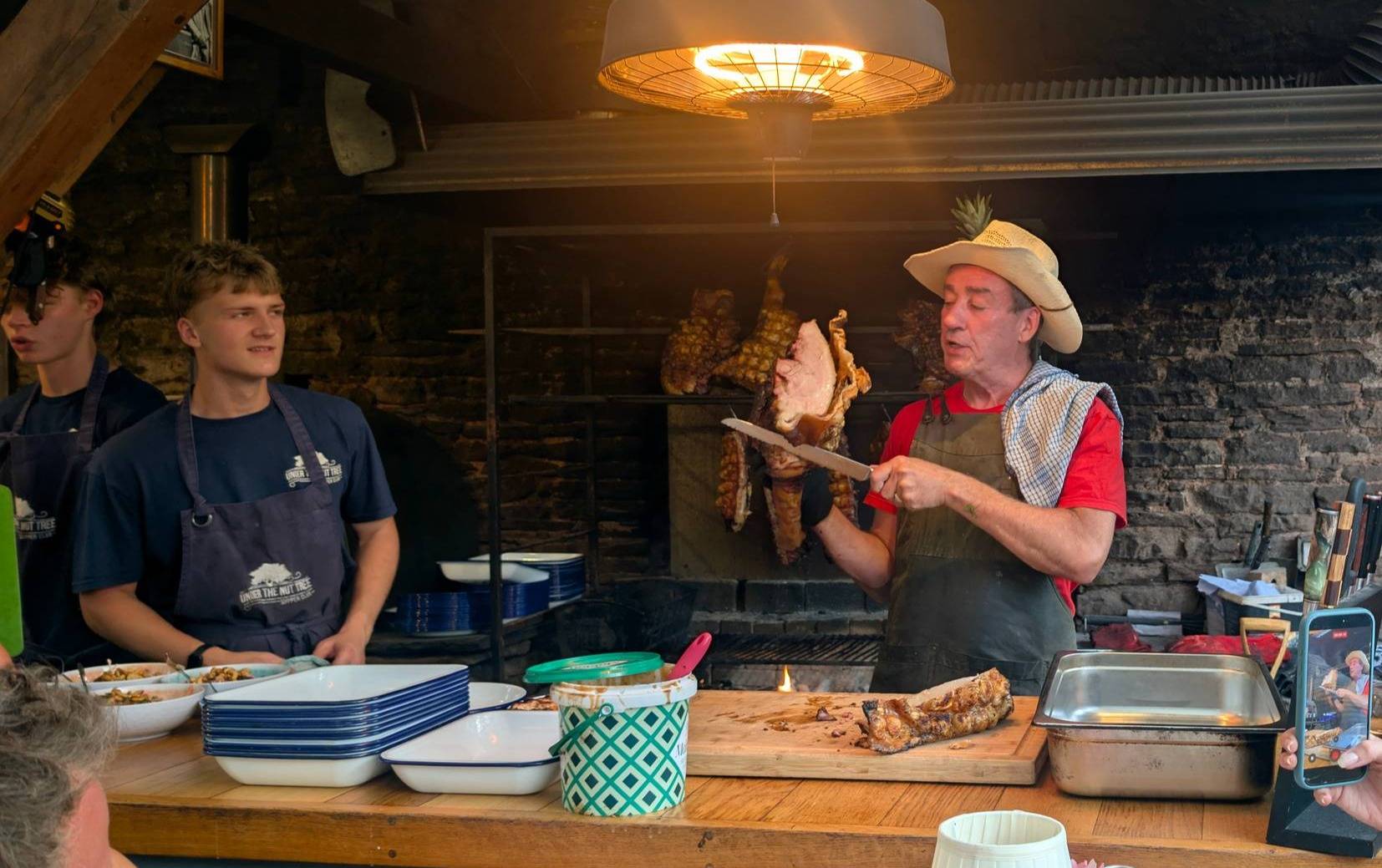 Under The Nut Tree Chef in Action