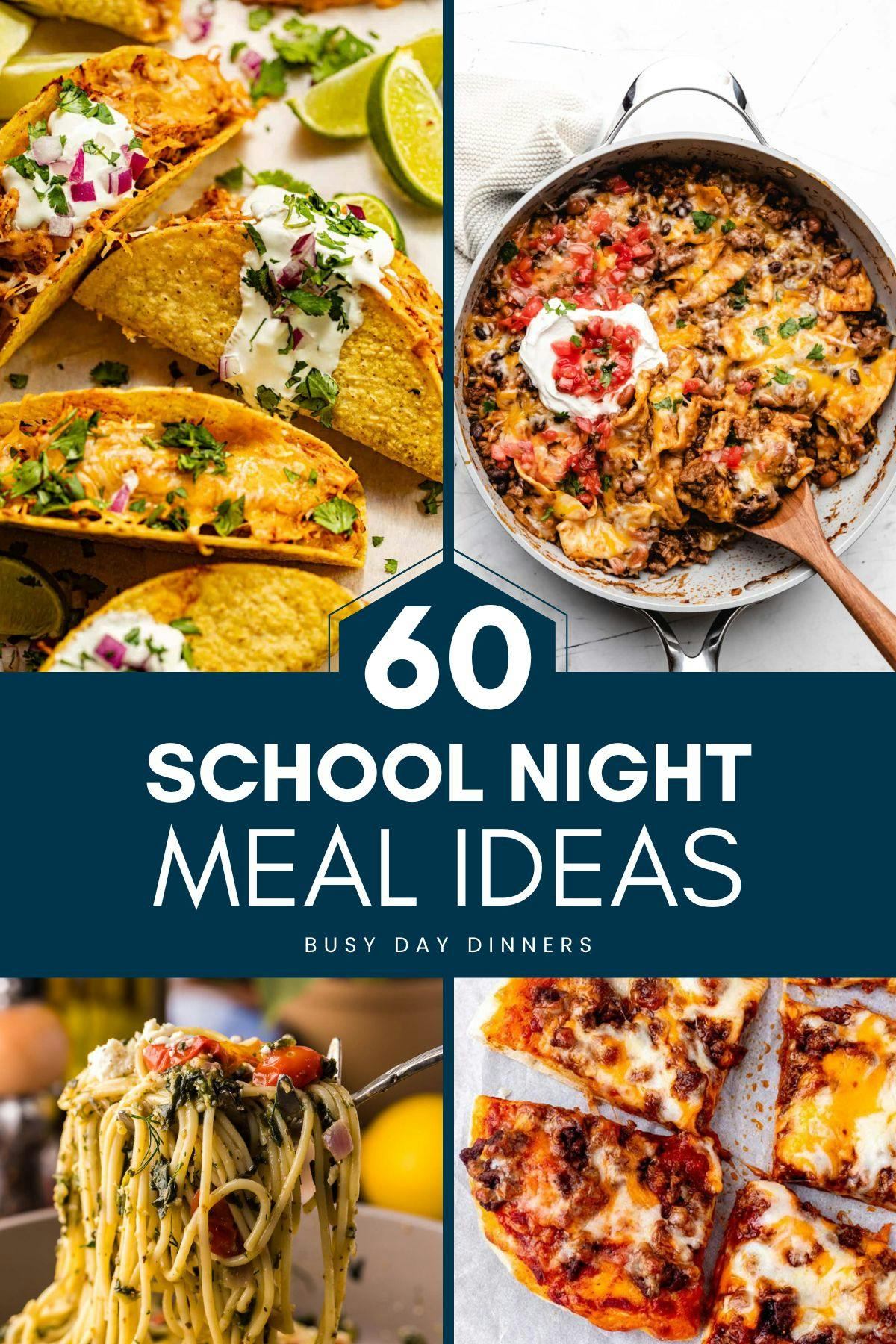 back to school dinner ideas