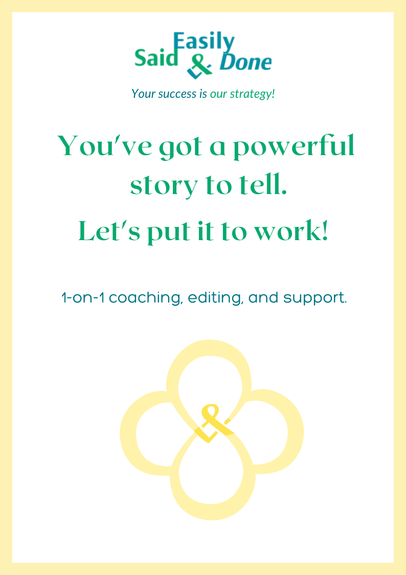 1-on-1 Origin Story Coaching