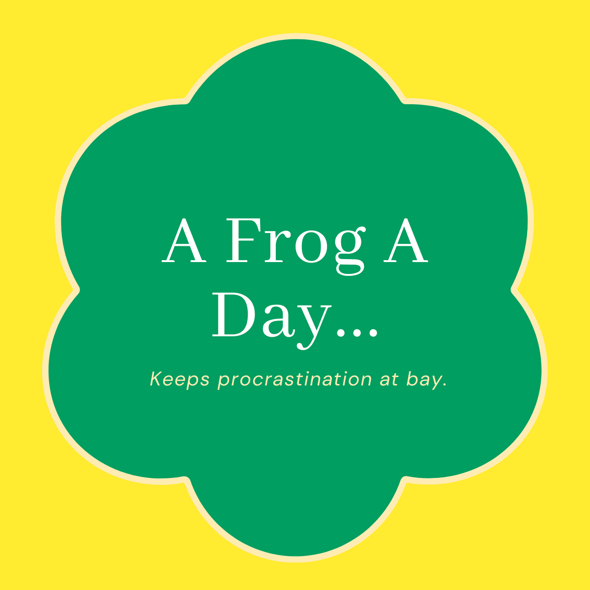 A Frog A Day...