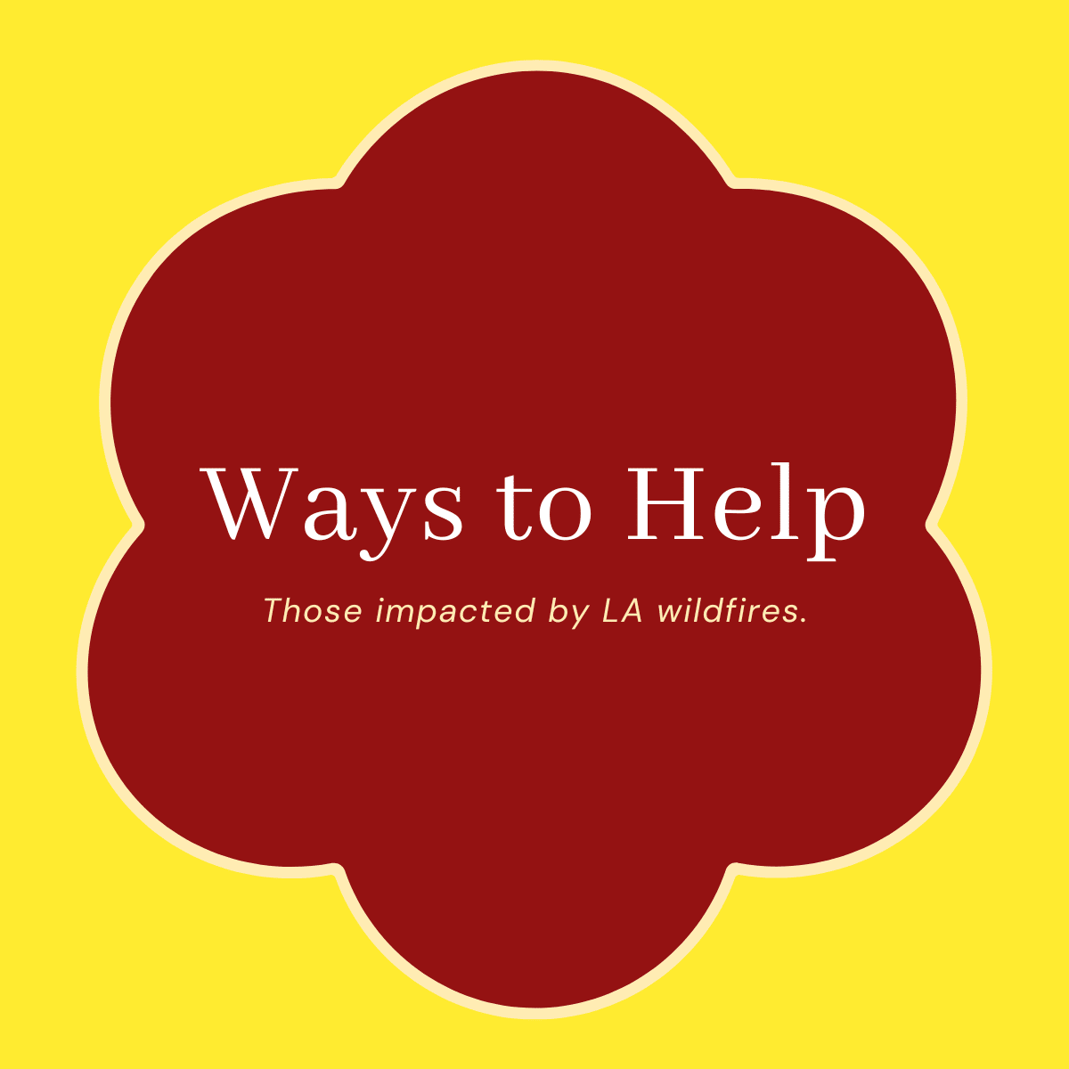 Ways to Help