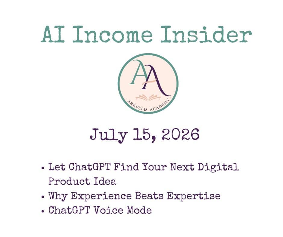 AI Income Insider, July 15, 2026. Find your next digital product idea.