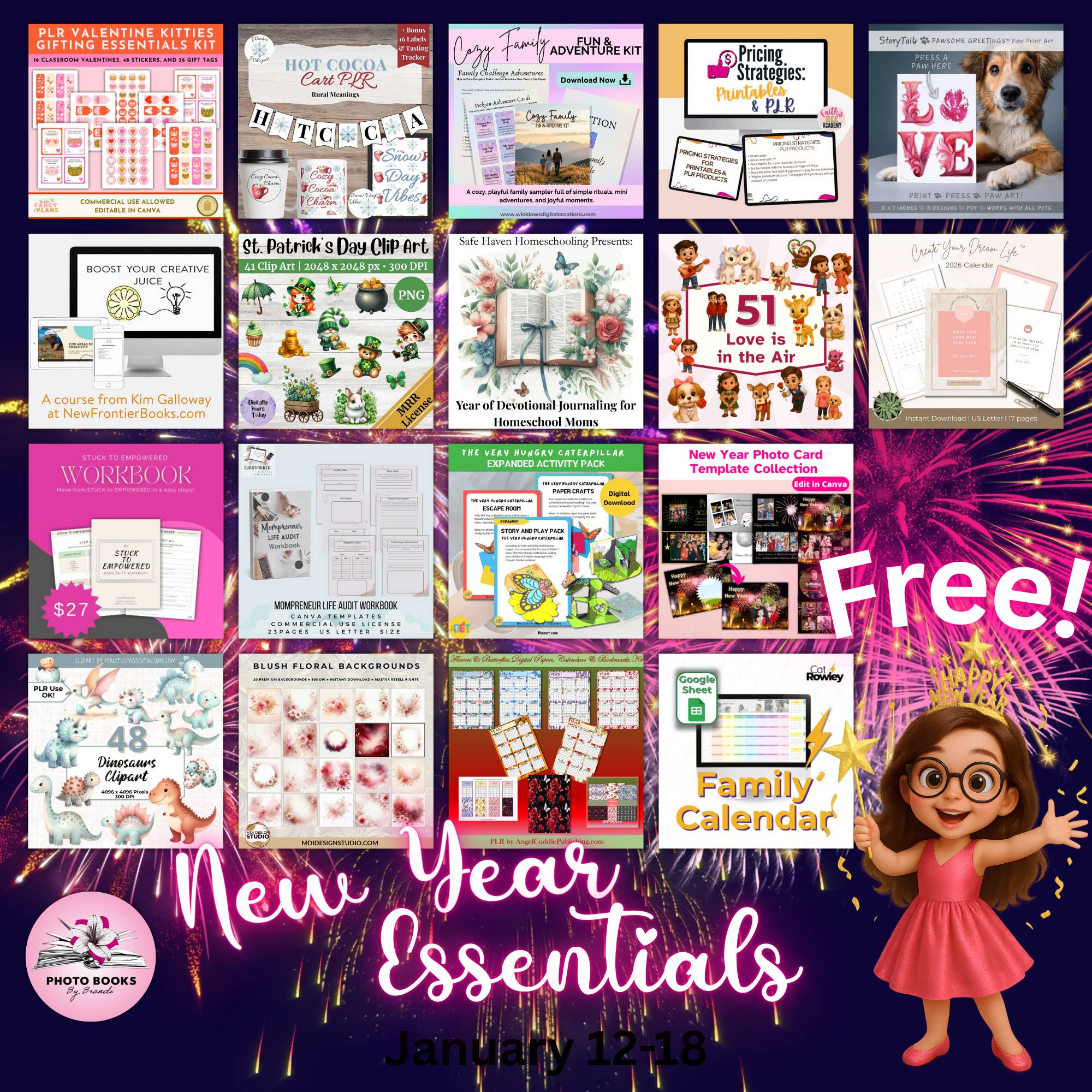 New Year Essentials Free Bundle Available January 12-18.  Sign up today!
