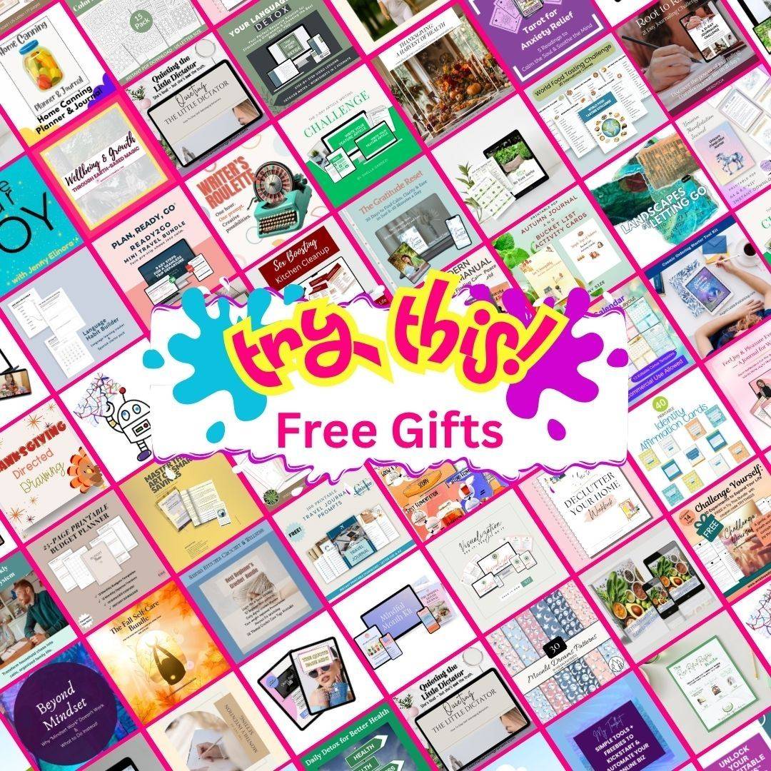 Try This with free Gifts available shown