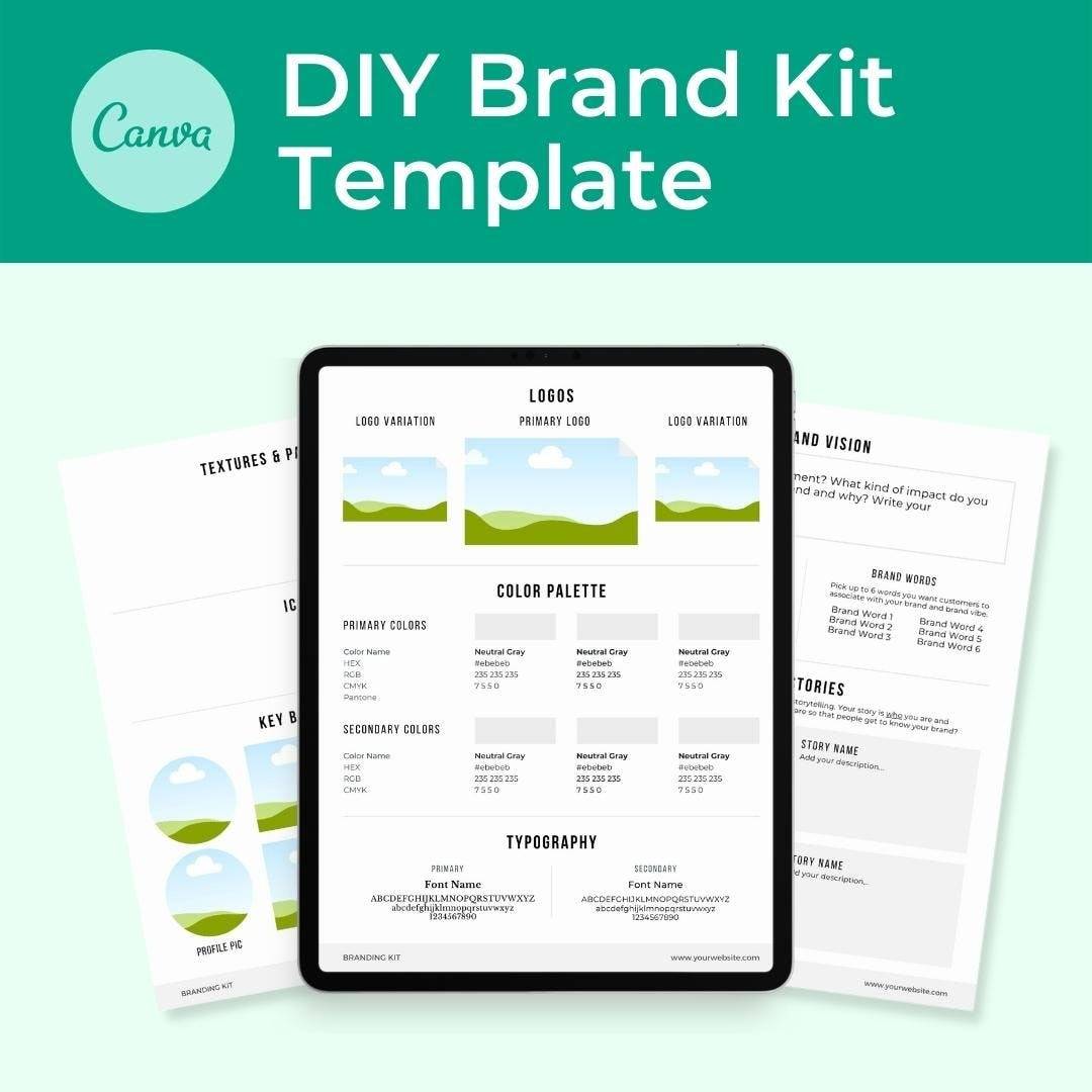 Brand Kit Canva Template