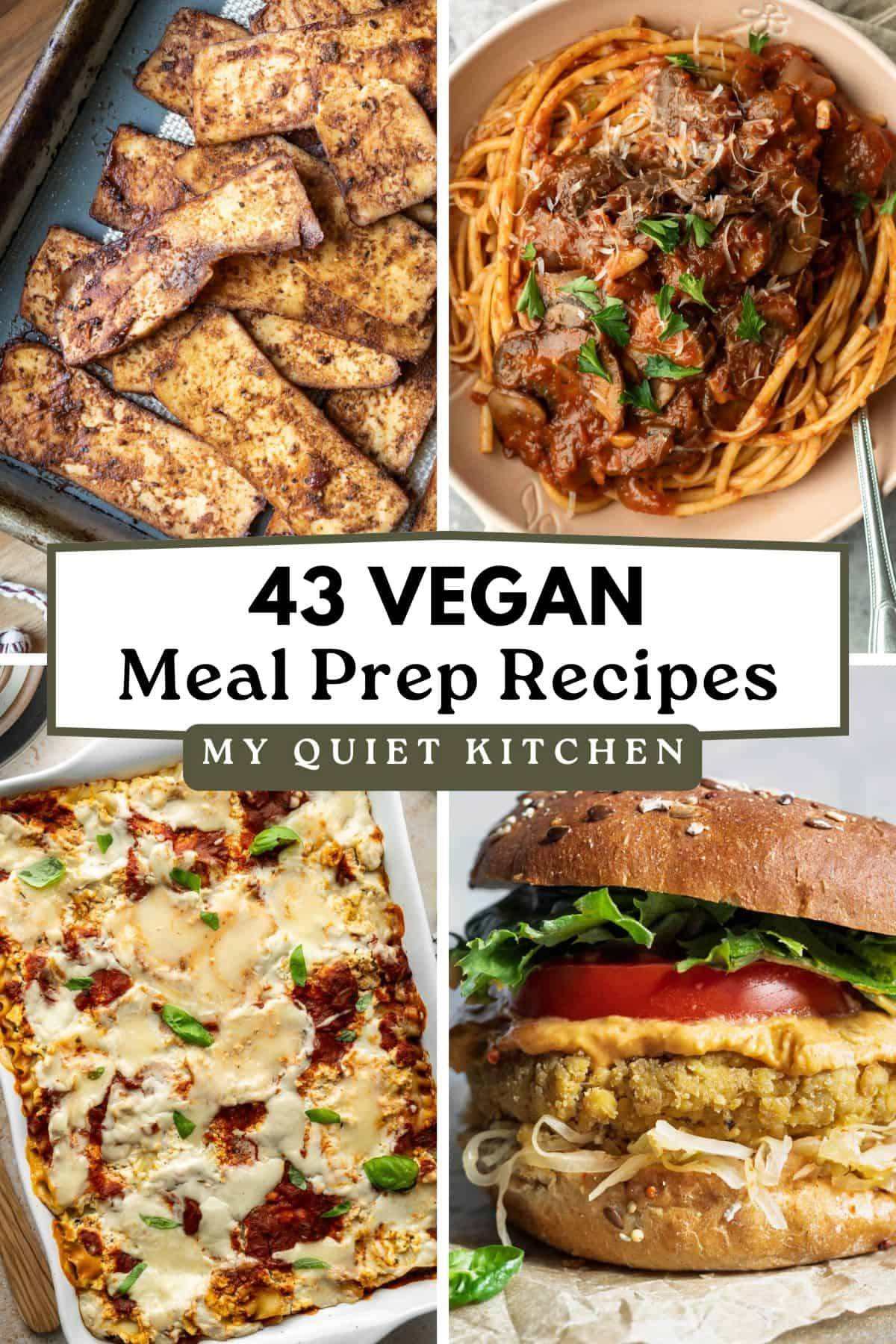This collection of vegan meal prep recipes includes our favorite high-protein mains and hearty sides, plus burgers, sandwiches, Instant Pot meals, freezer-friendly staples, and the sauces and dressings that bring it all together!