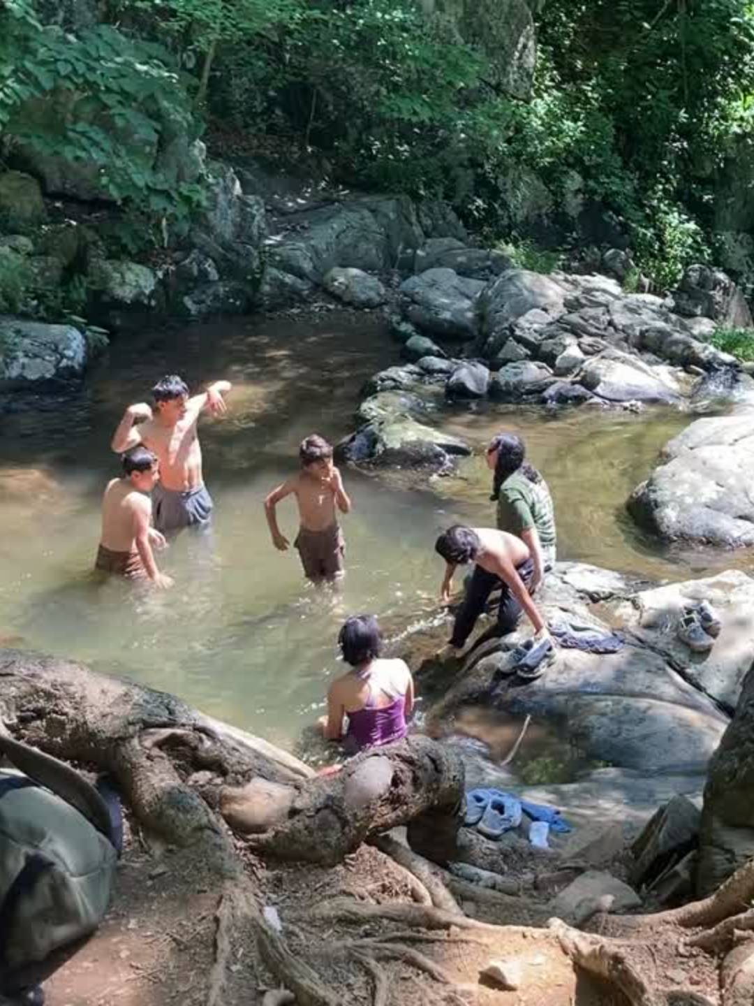 swimming in the Shenandoah