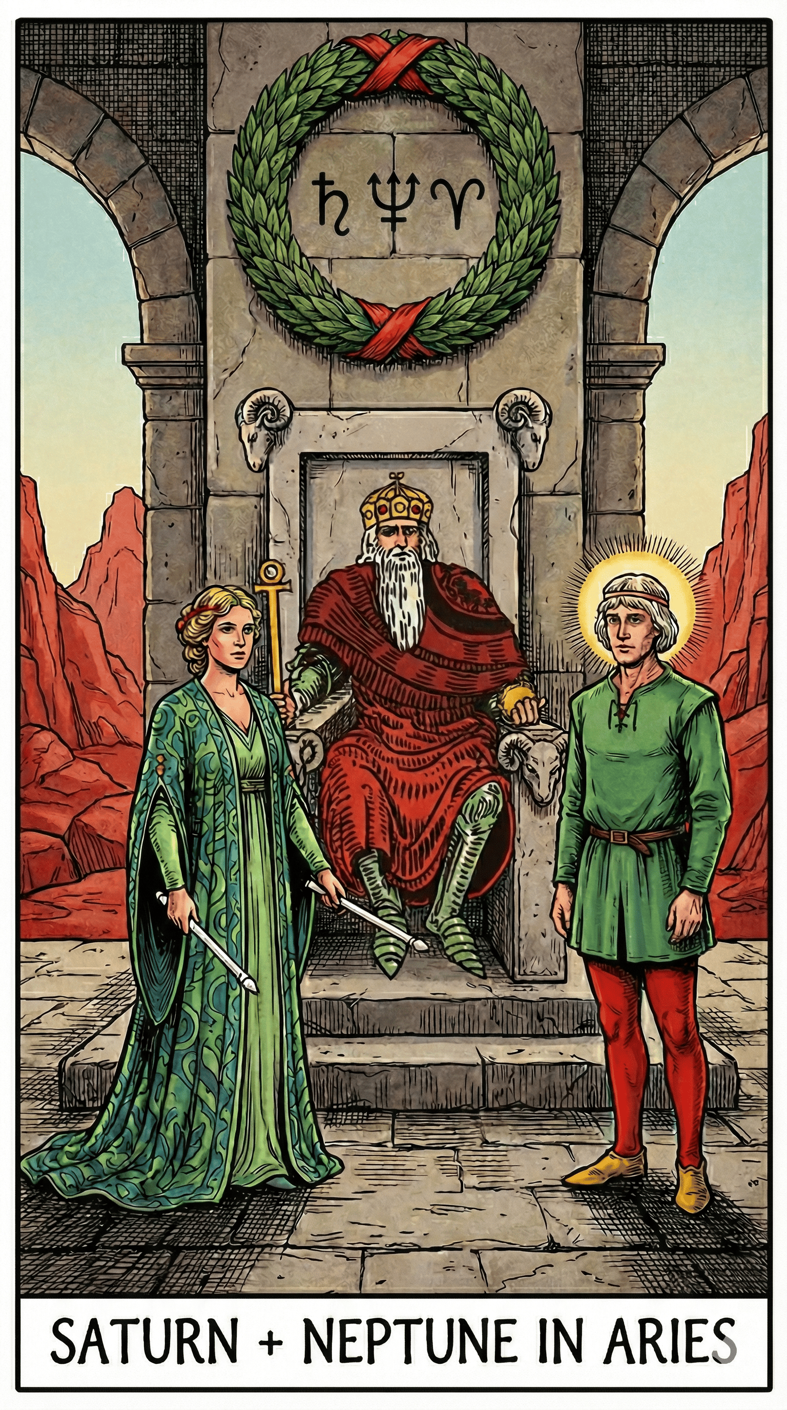 Solar Eclipse + Saturn Neptune Conjunction in Aries + Mercury Retrograde + Set Your Intentions for the Next Cycle of Time