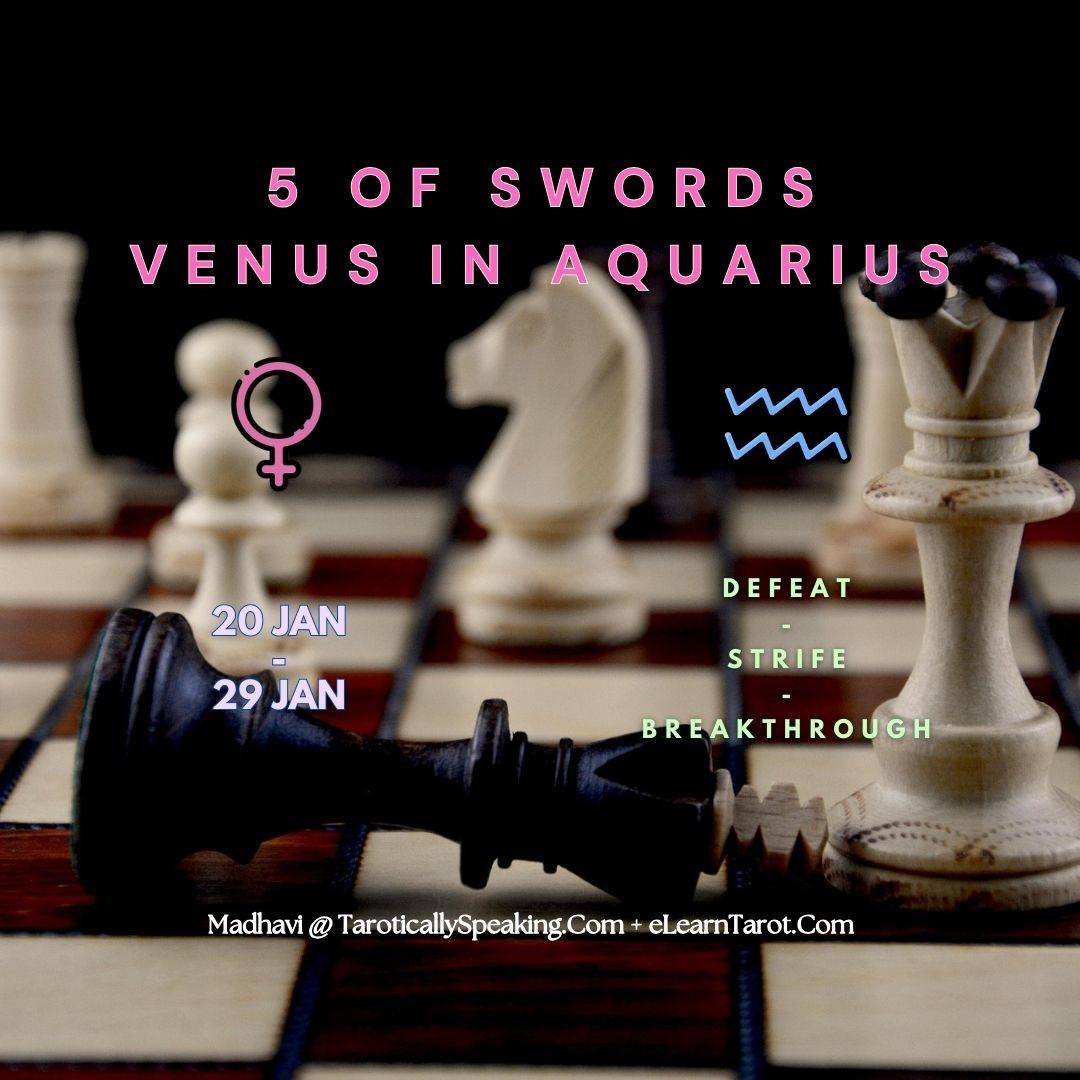 5-6-7 of Swords: Venus-Mercury-Moon in Aquarius Decans: Intelligent Patterns of Collective Philosophy