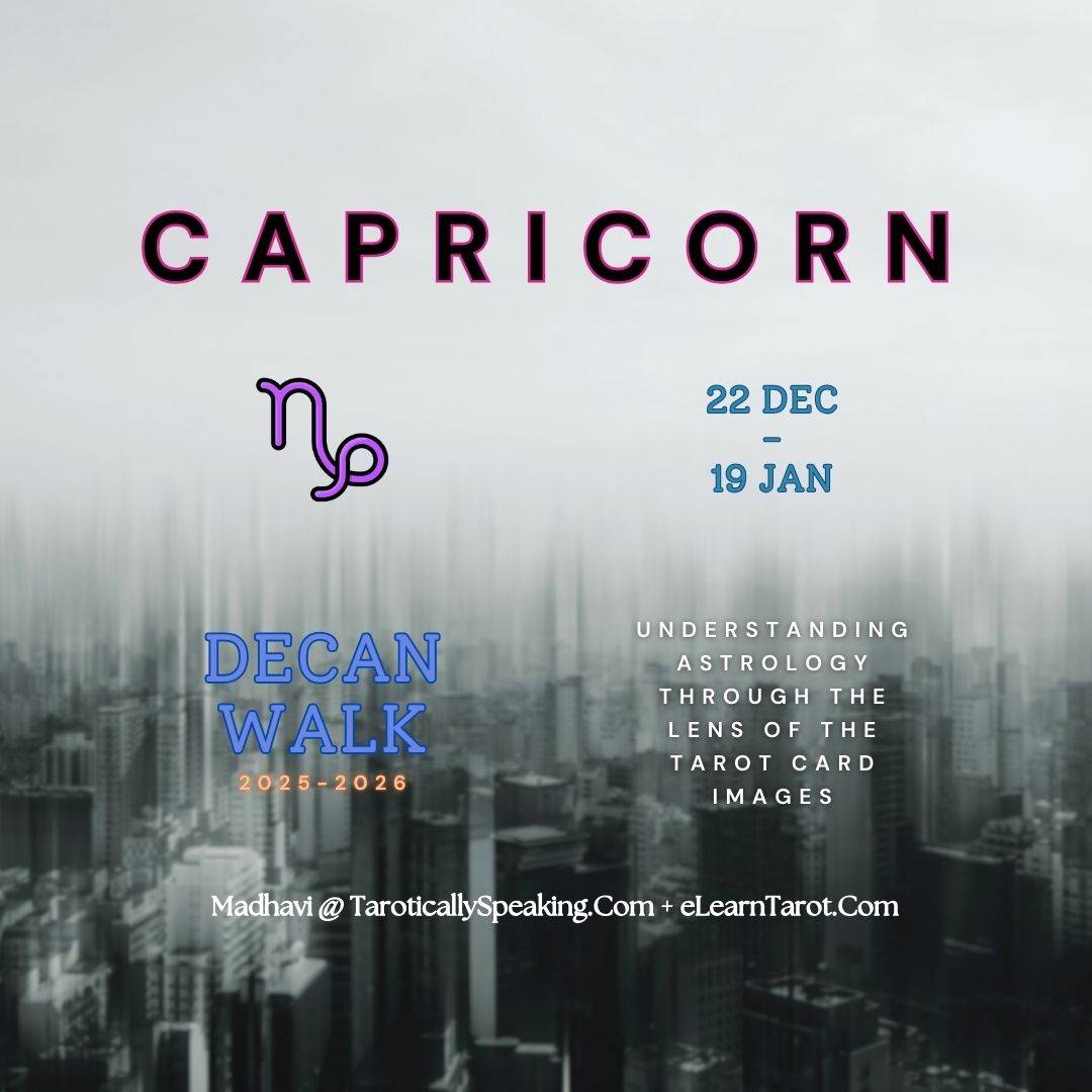 2-3-4 of Pentacles: Jupiter-Mars-Sun in Capricorn Decans: Material Structure of Desire