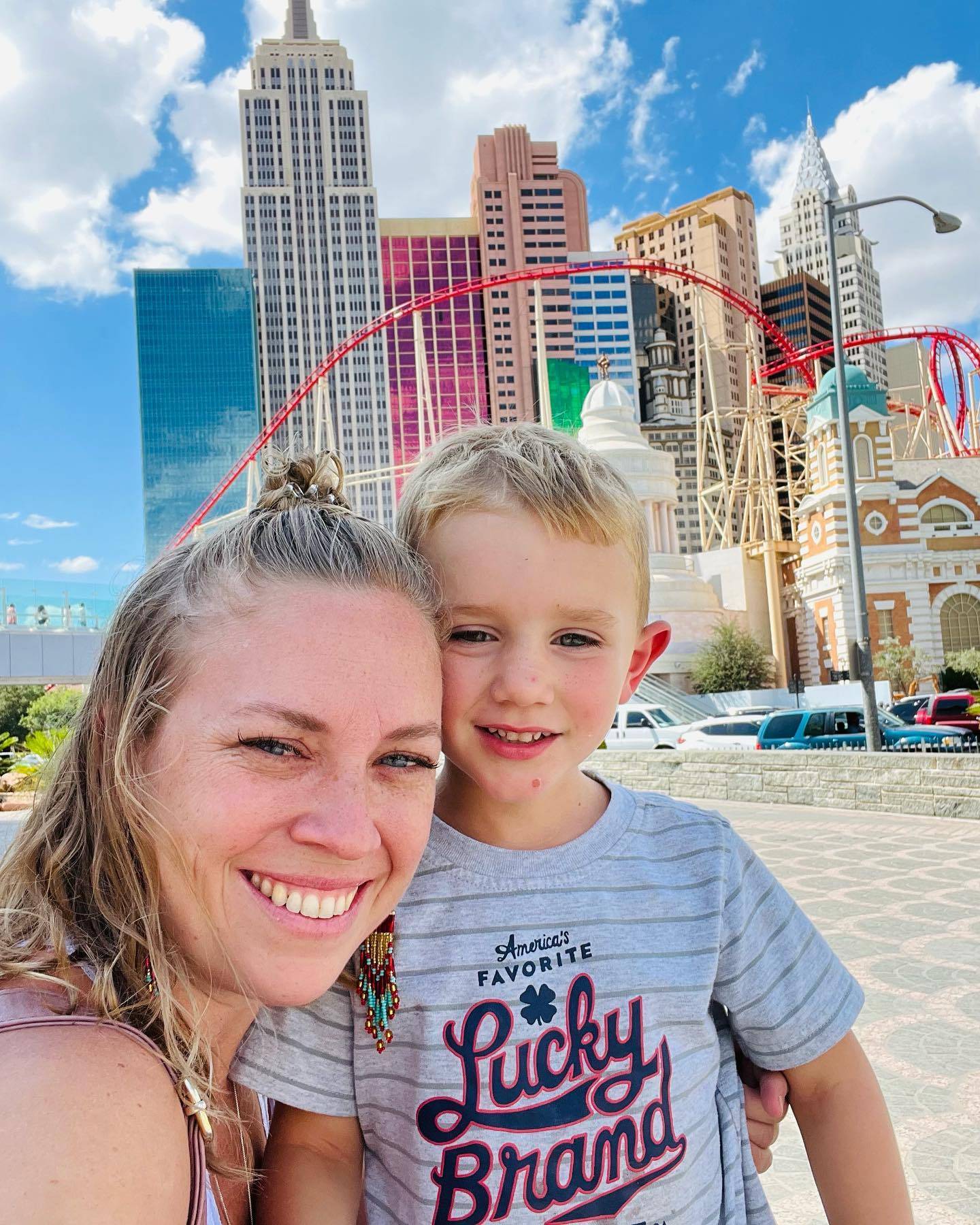 My son and I on a recent trip to Vegas