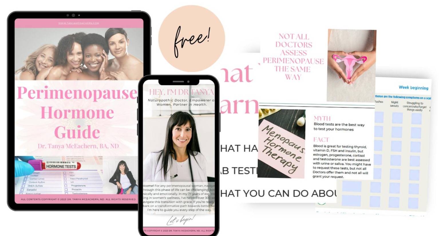 Free Perimenopause Guide Naturopathic Doctor HRT