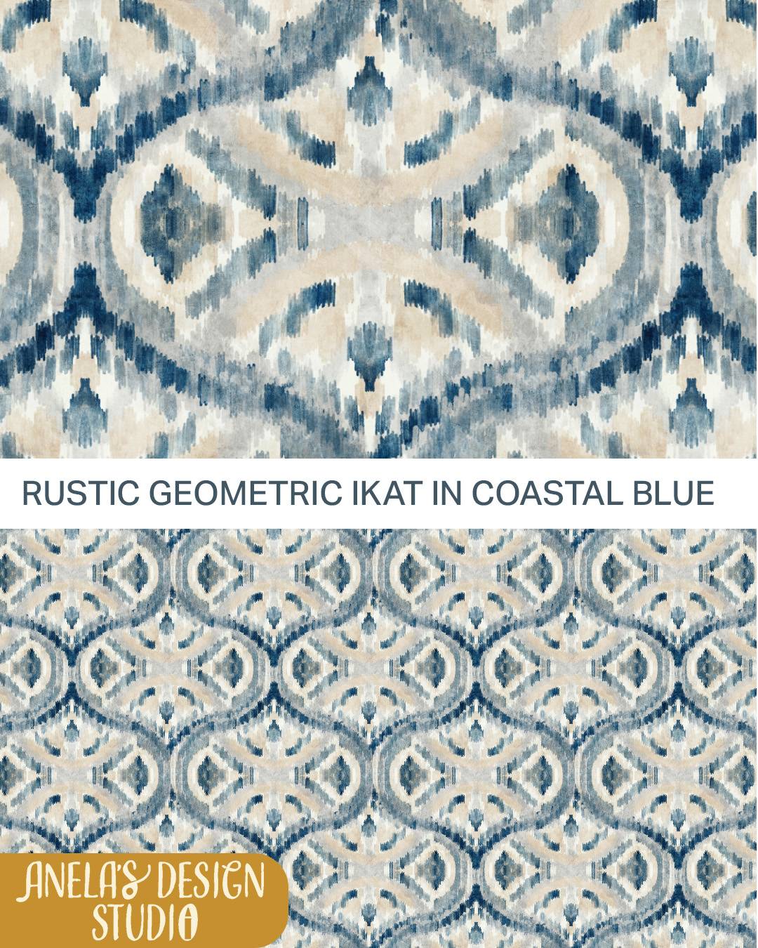 This rustic ikat ogee has a worn,textural look and os perfect for zen,boho and coastal interiors.

 #psablenderbonanzachallenge #psablenderbonanza #psablenderbonanza #spoonflowerartist #rustic #bohoikat #ogee #surfacepatterndesign #coastalboho