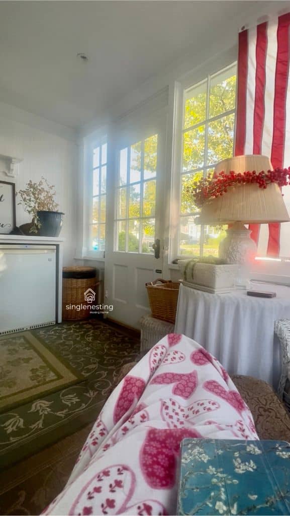 View of the porch