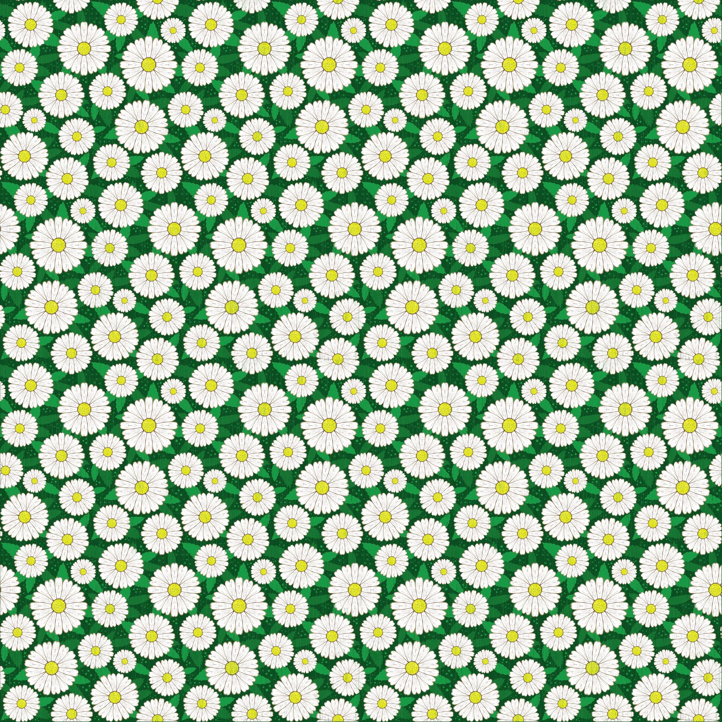 pattern of daisies created by Ellen Morse