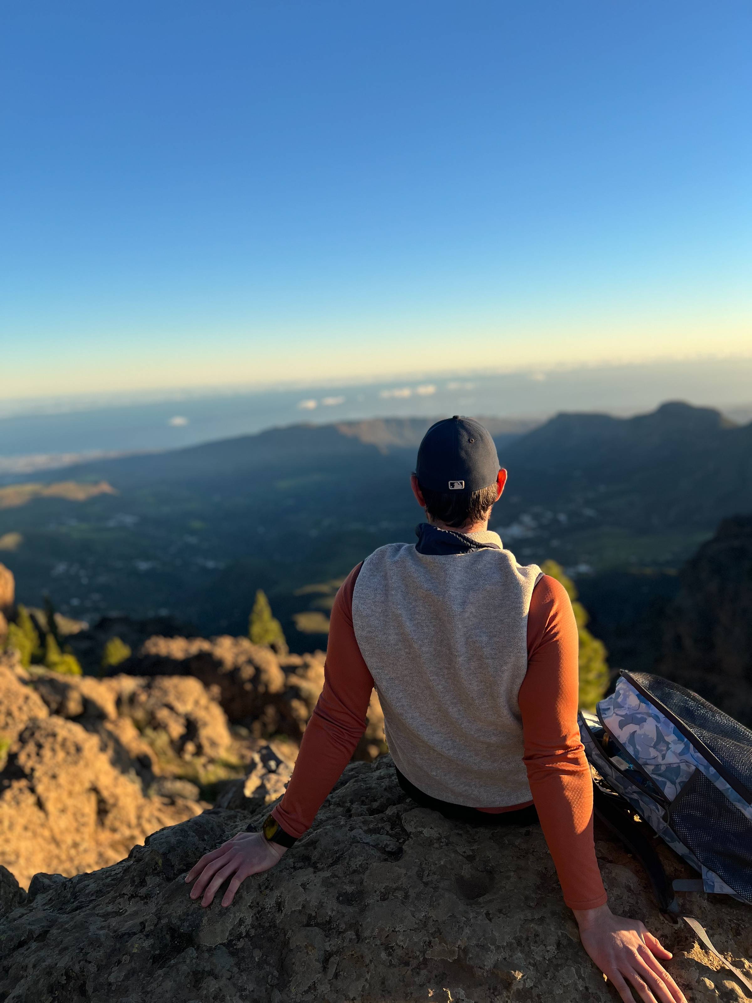 From an undisclosed mountain top in Gran Canaria