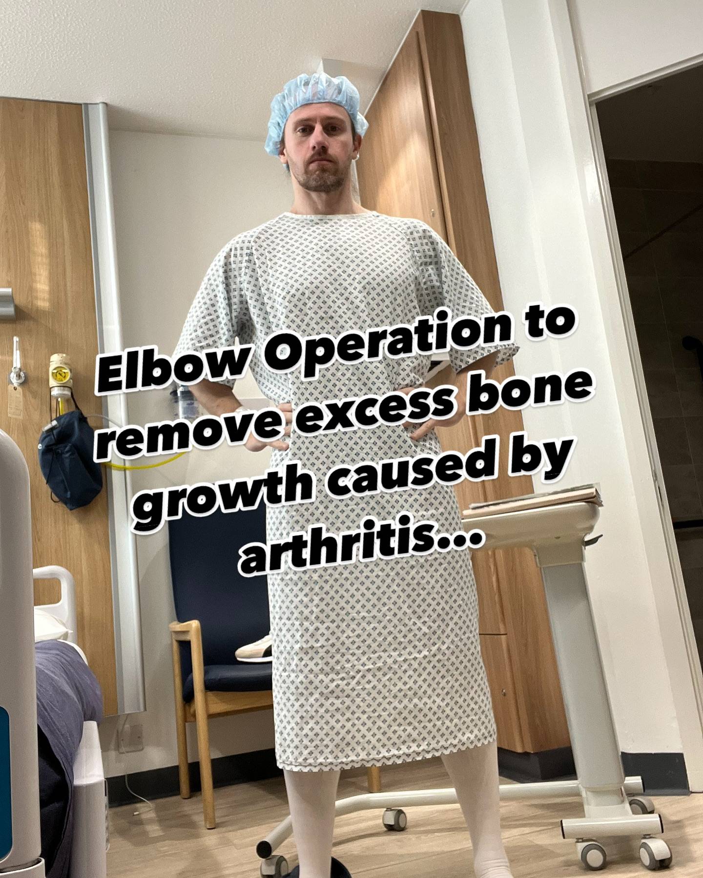 In October I had excess bone caused by arthritis removed from my right elbow so that I could achieve nearly full flexion and extension. Two days ago it was time for my left elbow. 

The op went well and I’m to use it as I feel necessary right away whilst doing basic rehab exercises every day. 

Complications for my J pouch include:
- Not eating for 18 hours (generally a no-no for me)
- The general anaesthetic caused me to not be able to pass anything from my bladder or bowel for a long time, which is normally a good thing. Not when you want to go home from hospital. 
- My poo is now rock solid as I write this and making my backside very sore. 

That’s me done, no more ops please!!!

#jpouchlife #health #wellbeing #surgery