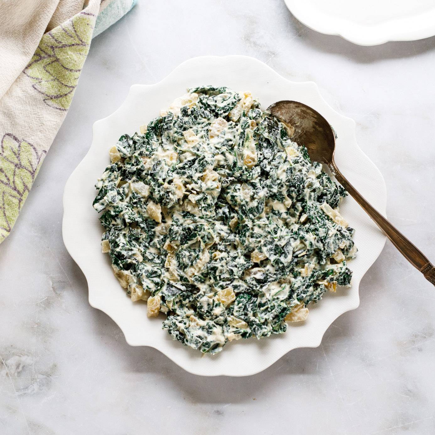 Creamed Kale dairy-free