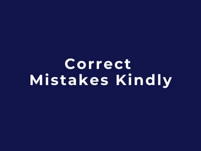 Correct Mistakes Kindly