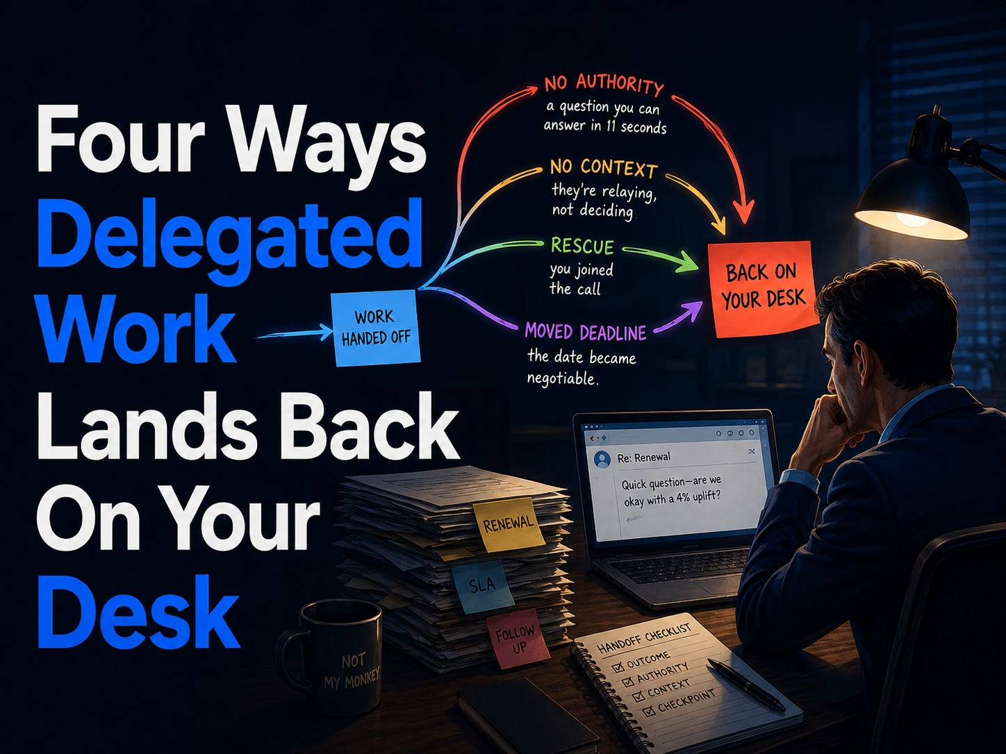 Four Ways Delegated Work Lands Back On Your Desk