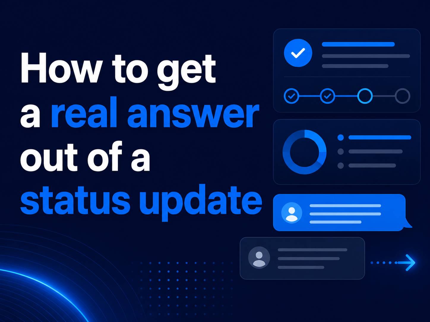 How to Get a Real Answer Out of a Status Update