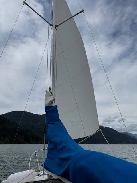 Sailboat on the water