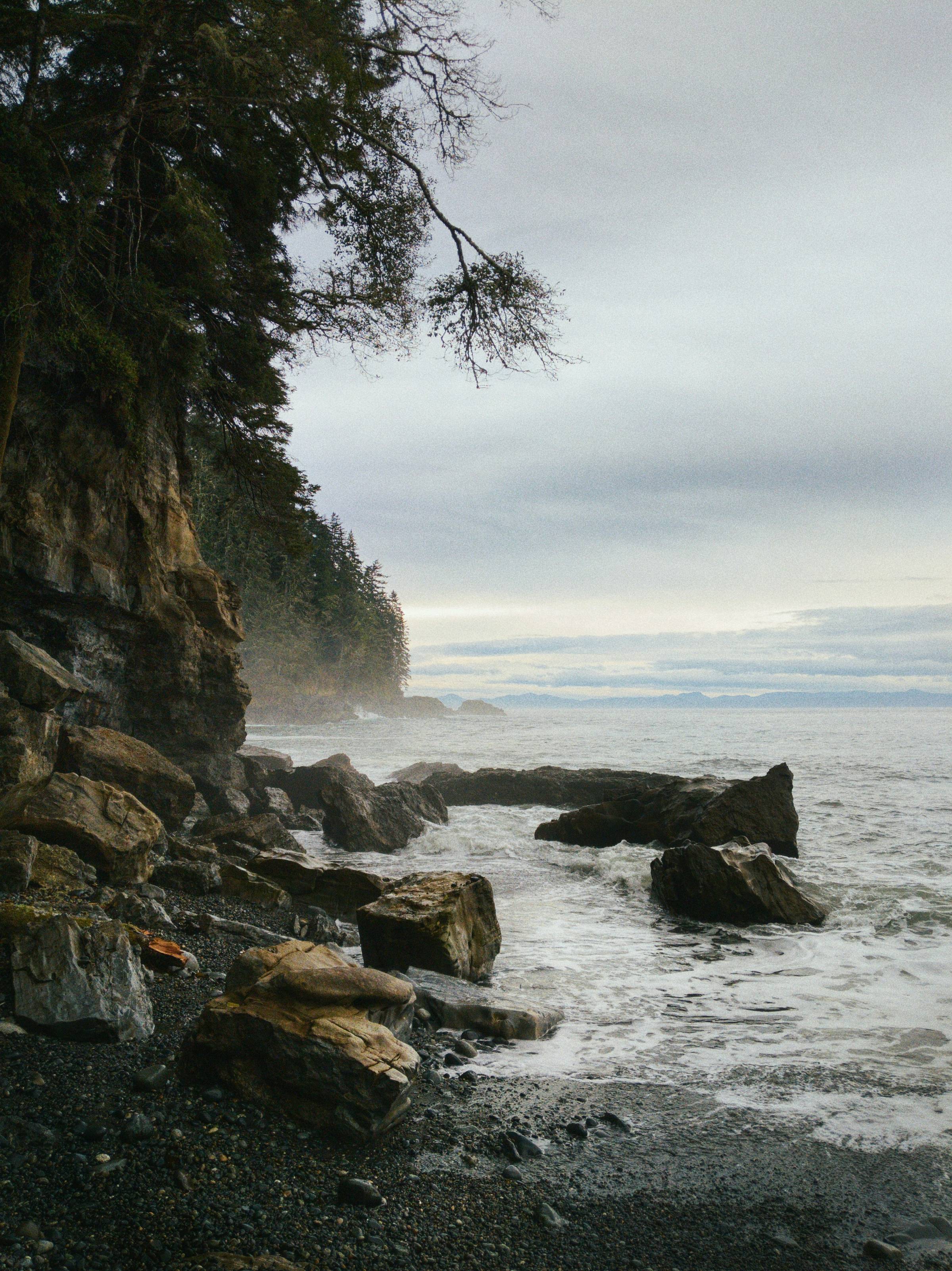 View of Rugged Sunshine Coast , BC