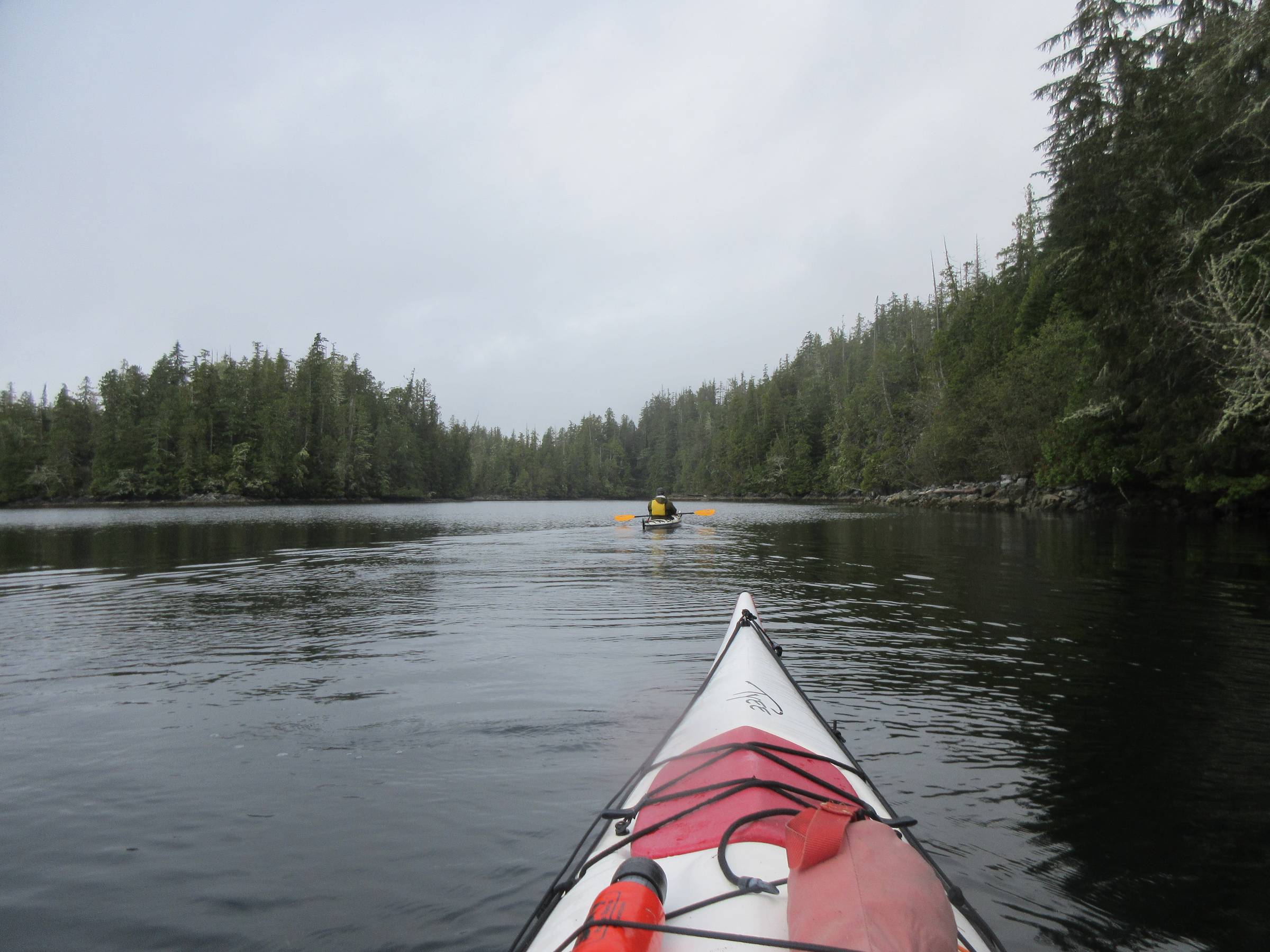 kayak on the water