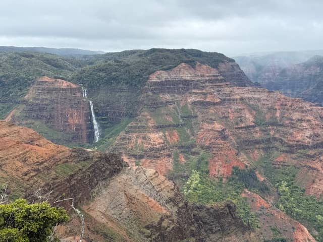 Deep canyon in Hawaii