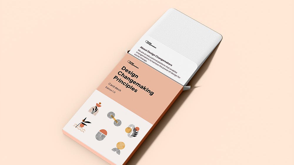Card deck for Design Changemaking Principles