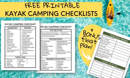 Overnight Kayak Trip Packing List: Everything I Packed + [Printable  Checklist] - Andrea Kuuipo Abroad