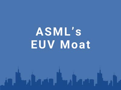 ASML’s EUV Moat
