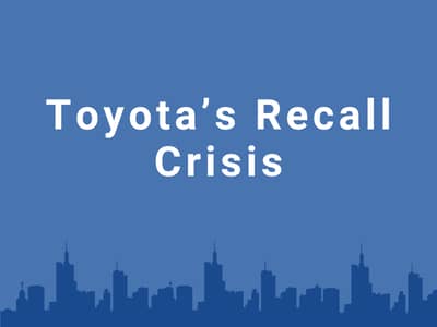 Toyota’s Recall Crisis