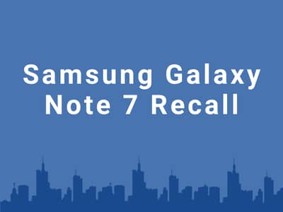 Samsung Galaxy Note 7 Recall