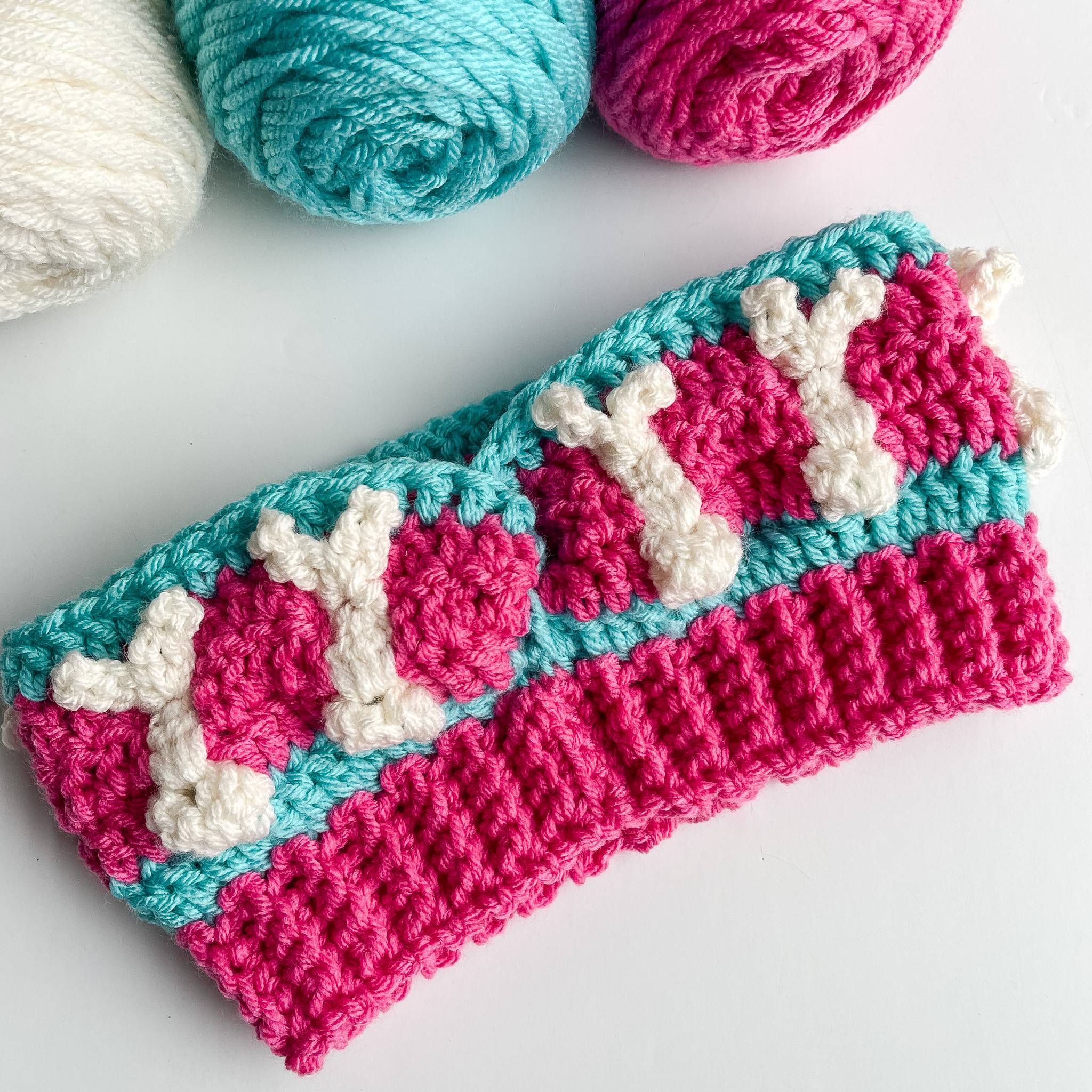 Crochet Bunny Headband free pattern