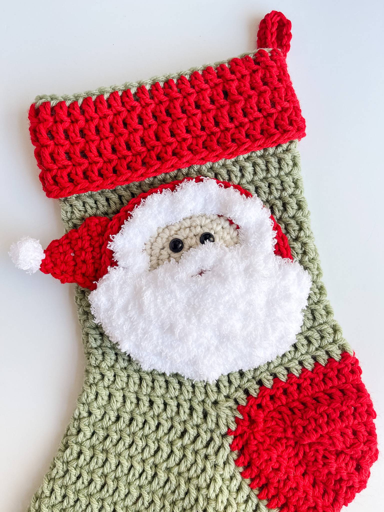 Santa Applique crochet pattern