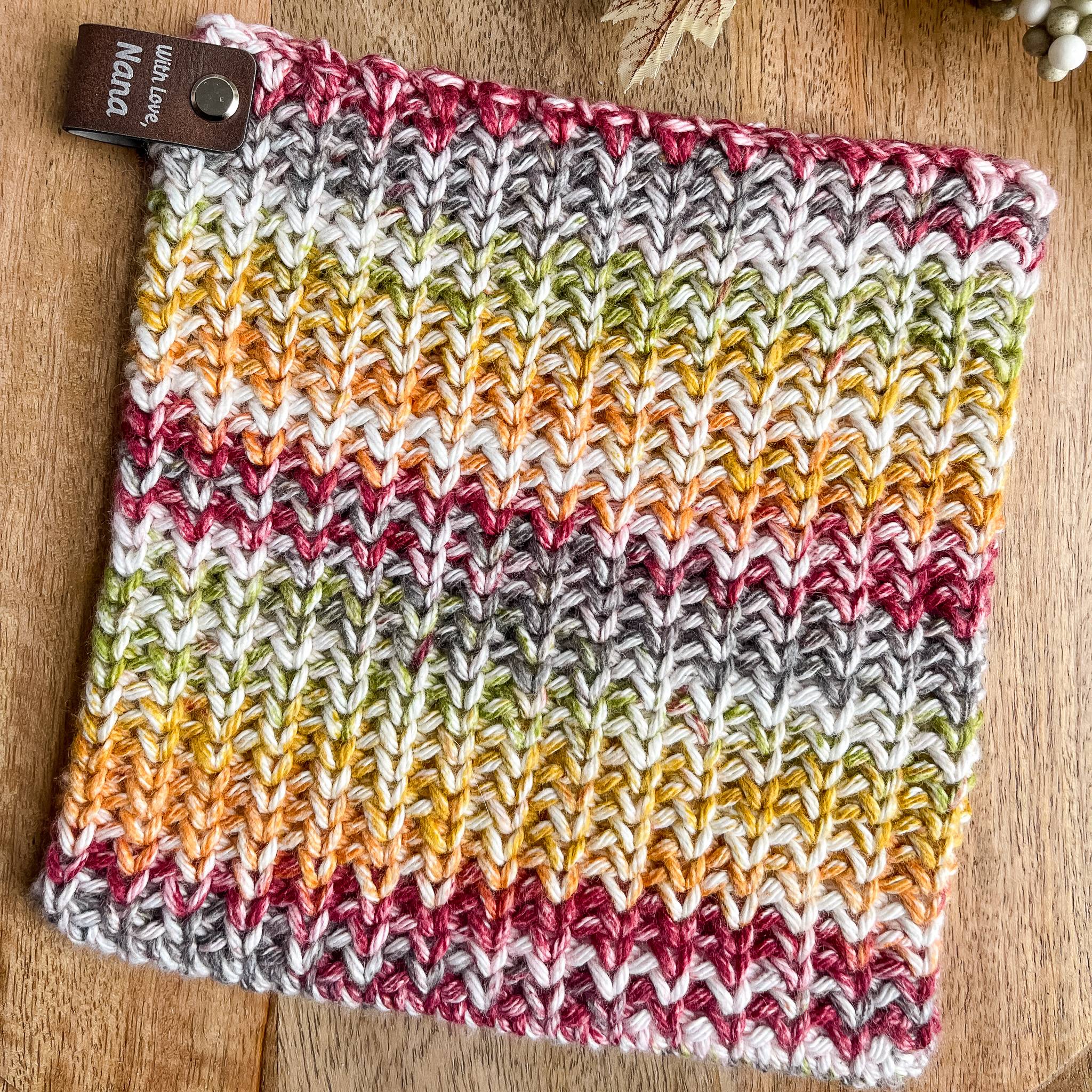 crochet double thick pot holder pattern