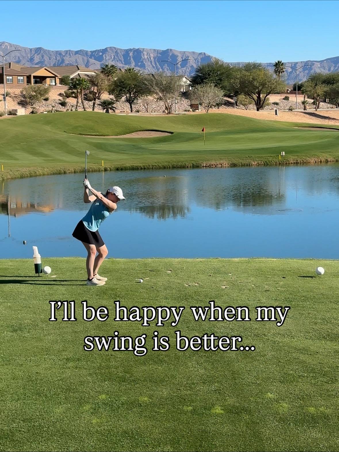 I was stuck waiting…

Waiting for the next milestone in my golf game or in my life.

Waiting for the progress that would finally change how I felt about myself, my abilities, and what I thought I was capable of.

But here’s what I was really doing: I was deciding I wasn’t worthy of happiness now. That happiness was something I had to earn through achievements.

Which put me on a never-ending treadmill where the goalposts were always moving, and left me with a lot of frustration and self-doubt.

And then I finally realized…

Happiness wasn’t something I was worthy of experiencing only when everything was perfect.

And what really makes things worthwhile is knowing the struggle, the doubt, the fear, and showing up for yourself and continuing on anyway.

Golf is a game of perpetual highs and lows, failures and frustrations, and progress and growth. 

If you are always waiting for that next milestone, you’ll miss out on all there is to appreciate about where you are right now 

⛳️🧠🫶🏻

p.s. I’m Alyssa, a former D1 golfer with a masters degree in sport psychology sharing what I wish I learned sooner about the mental game and helping golfers go from stuck to free, believe in themselves, trust their game, and play with joy.