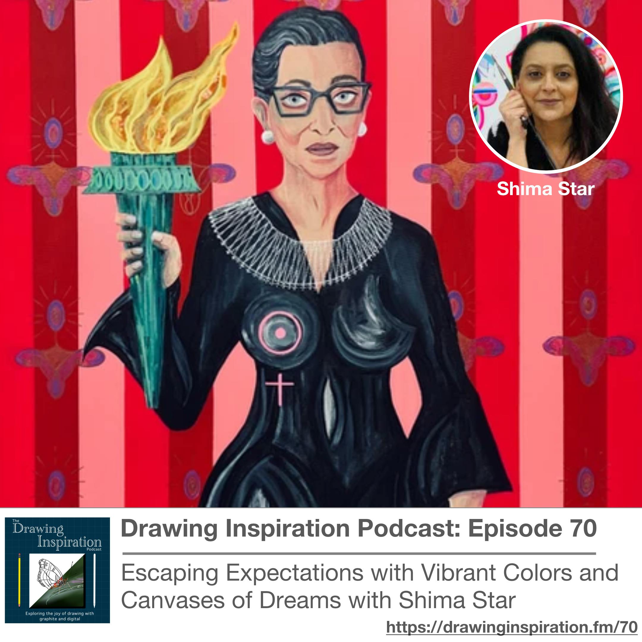 70: Escaping Expectations with Vibrant Colors and Canvases of Dreams with Shima Star